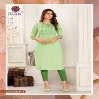 KHWAHISH VOL 1 BY BAANVI COTTON DAILY WEAR LADIES KURTIS