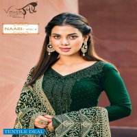 Vouch Naari Vol-4 Wholesale Designer Dupatta Salwar Kameez
