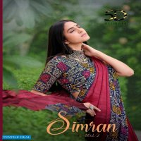 SIMRAN VOL 2 BY 5D CHIFFON PRINTED SAREE COLLECTION