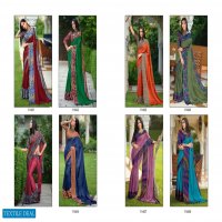 SIMRAN VOL 2 BY 5D CHIFFON PRINTED SAREE COLLECTION