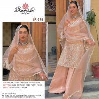 RAMSHA VOL 28 SERIES 377-380 PAKISTANI EXCLUSIVE DRESSES WHOLESALER