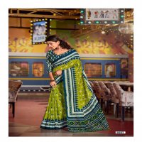 VINAMRA ROCKSTAR IKKAT VOL 1 COTTON PRINTED SARIS LOWEST COST SUPPLIER