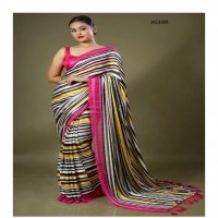 MANJULA 3039 DESIGN COLORS CHIFFON SATIN PATTA FANCY SARIS SUPPLIER