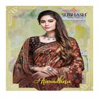 SUBHASH AARADHNA 66001-66018 SERIES SATIN SILK SARIS SUPPLIER