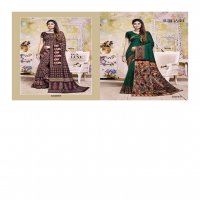 SUBHASH AARADHNA 66001-66018 SERIES SATIN SILK SARIS SUPPLIER