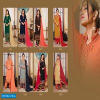 7 Clouds Rang Tarang wholesale Straight Long Salwar Kameez