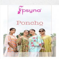 Psyna Poncho wholesale Kaftan Kurti With Pents