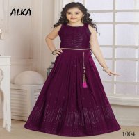Alka Shaily Wholesale Designer Kidswear lehengas