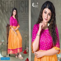 Kinti Kanika Vol-7 Wholesale Anarkali Kurtis Catalogs