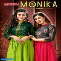 Reatra Monika Wholesale Designer Short Flare Kurtis
