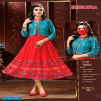 Reatra Monika Wholesale Designer Short Flare Kurtis