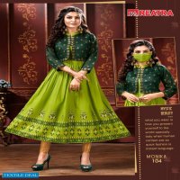 Reatra Monika Wholesale Designer Short Flare Kurtis