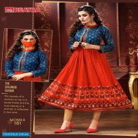 Reatra Monika Wholesale Designer Short Flare Kurtis