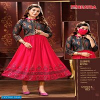 Reatra Monika Wholesale Designer Short Flare Kurtis