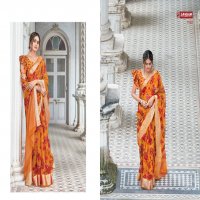 SANGAM PRINTS ANGEL ORGANZA DIGITAL PRINTED SARIS WHOLESALER