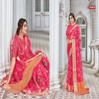 SANGAM PRINTS ANGEL ORGANZA DIGITAL PRINTED SARIS WHOLESALER