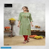 Peher urja wholesale Reyon Long Kurtis
