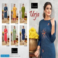 Peher urja wholesale Reyon Long Kurtis