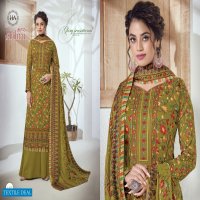Harshit Mahru Wholesale Wool Pashmina Winter Dress Material