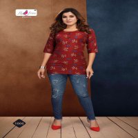 FOLK VOL-7 BY FLY FREE HEAVY RAYON SHORT TOP CATALOG