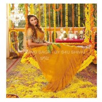 HALDI BY S4U EXCLUSIVE PARTY WEAR WEDDING LONG SUITS