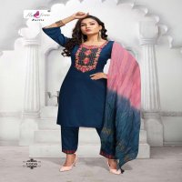 SATRANG BY FLY FREE HEAVY RAYON WITH WORK READYMADE SUIT CATALOG