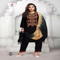 SATRANG BY FLY FREE HEAVY RAYON WITH WORK READYMADE SUIT CATALOG