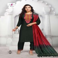 SATRANG BY FLY FREE HEAVY RAYON WITH WORK READYMADE SUIT CATALOG