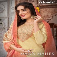 7 Clouds Mann Mahek wholesale Designer Dress Material