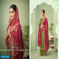 Glossy Gulnoor Wholesale Viscose Dola Jacquard Salwar Kameez