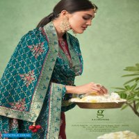 Glossy Gulnoor Wholesale Viscose Dola Jacquard Salwar Kameez