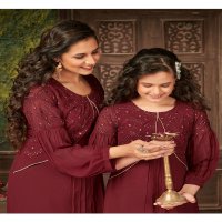 BANWERY FASHION PRESENTING ME & MOM V-4 WHOLESALE MOM AND DHAUGHTER KURTIS