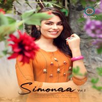 Aradhna Simonaa Vol-2 Wholesale Designer Anarkali Long Kurtis