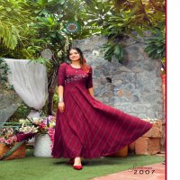 Aradhna Simonaa Vol-2 Wholesale Designer Anarkali Long Kurtis