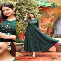 Aradhna Simonaa Vol-2 Wholesale Designer Anarkali Long Kurtis