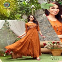 Aradhna Simonaa Vol-2 Wholesale Designer Anarkali Long Kurtis