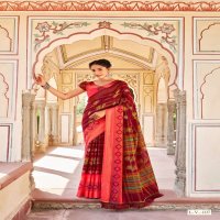 VINAMRA LILEN VISCOSE PRINTS VOL 1 LINEN SARIS WHOLESALER