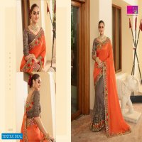 Desi Luk Pavitra Rista Vol-46 Wholesale Diwali Special Festive Sarees