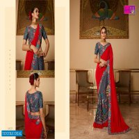Desi Luk Pavitra Rista Vol-46 Wholesale Diwali Special Festive Sarees