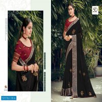 5D DESIGNER LAJRI SOFT COTTON WITH EMBROIDERY SAREES WHOLESALER