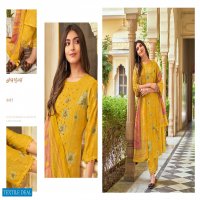 JAY VIJAY SURKH BEMBERG SILK EMBROIDERY SALWAR KAMEEZ