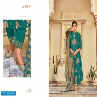 JAY VIJAY SURKH BEMBERG SILK EMBROIDERY SALWAR KAMEEZ