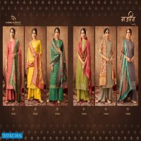 Nishant Nazreen Wholesale Stap Twill Pashmina Winter Dress