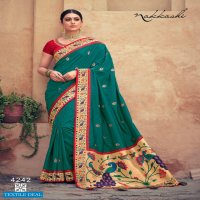 NAKKASHI RIVA 4238-4246 SERIES PAITHANI SILK ELEGANT SAREES
