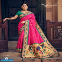 NAKKASHI RIVA 4238-4246 SERIES PAITHANI SILK ELEGANT SAREES