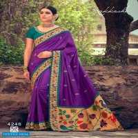 NAKKASHI RIVA 4238-4246 SERIES PAITHANI SILK ELEGANT SAREES