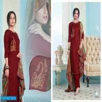 7 Clouds Madhubala wholesale Pure Pashmina Winter Dress