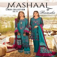 Ramsha Mashaal linen Collection Vol-1 Branded Pakistani Dress
