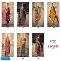 Karma Ruhaniyat Vol-3 Wholesale Silk Jacquard Top Salwar Kameez