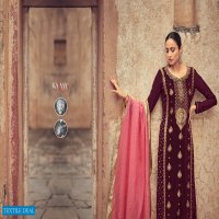 Karma Ruhaniyat Vol-3 Wholesale Silk Jacquard Top Salwar Kameez